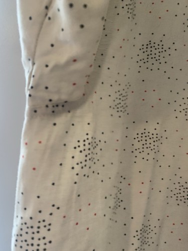 VINTAGE SILK Mens Beige Shirt Short Sleeve Abstract Dots Design Silk Blend XL - Picture 9 of 17