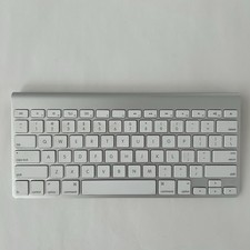 Apple A1314 Wireless Bluetooth Keyboard Slim Aluminum Mac iMac MacBook Tested