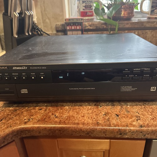 Vintage Kodak PCD-5850 5-disc CD Changer Digital PhotoCD Player with Remote RARE - Picture 8 of 13