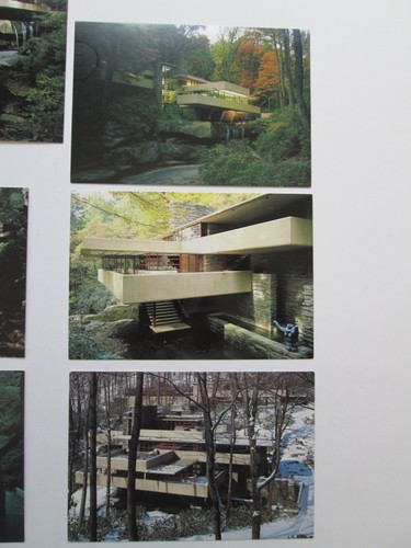 FALLINGWATER Frank Lloyd Wright 1987 Postcards (10) by Thomas A. Heinz+ C.Little - Picture 4 of 5