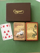 Caspari Cranes Playing Cards 2 Deck Set Kano Eino Museum of Fine Arts Boston