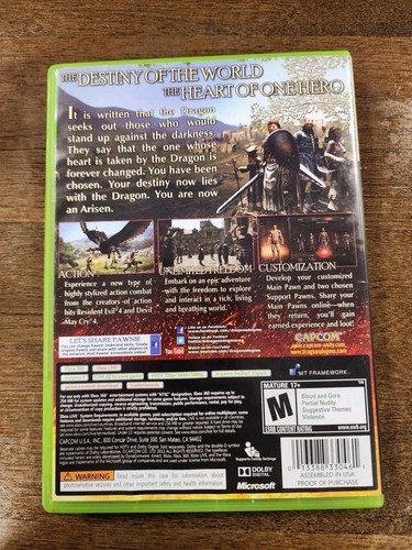 Dragon's Dogma (Microsoft Xbox 360) Tested And Working. - Picture 3 of 5