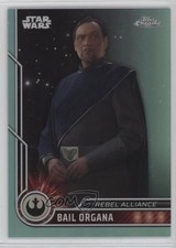 2023 Topps Chrome Star Wars Aqua Refractor /199 Jimmy Smits as Bail Organa 5i2