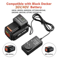 For Black and Decker 40V 4.5Ah 5.0Ah Max Lithium Battery LBX2040 LBXR36 LSW36
