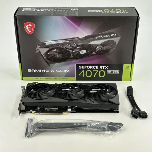 MSI Gaming X Slim GeForce RTX 4070 Super 12GB - Graphics Card - Excellent 