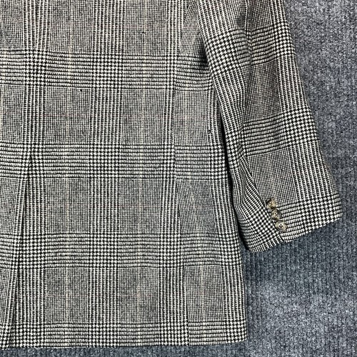 Brooks Brothers 100% Camel Hair Blazer 42R USA Glen Plaid Sport Coat Jacket - Picture 9 of 19