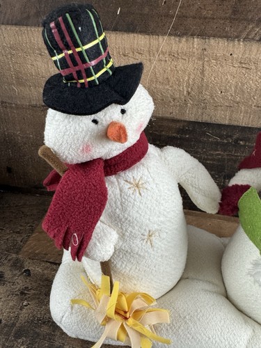 2003 Hallmark Jingle Pals Mr & Mrs Schneemann animiert "WE WISH YOU A MERRY" GETESTET - Bild 3 von 7