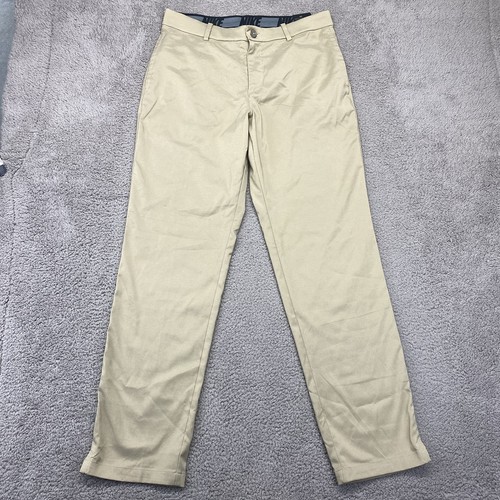 Pantalones de golf Nike para hombre 33X32 (se adapta a 32x31) beige flexible absorbente informal viaje Dri-Fit - Imagen 1 de 16