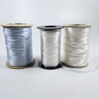 Vintage Curling Ribbon Department Store Metal Spool Berwick Blue White Lot 