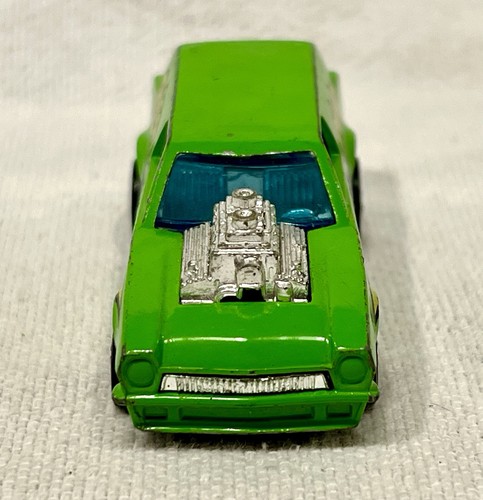1970’s Hot Wheels Redline Flying Colors Poison Pinto Green - Picture 3 of 8