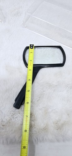 Vintage schwarze Art Deco Bakelit abgewinkelte Lupe Leseglas - Bild 7 von 8
