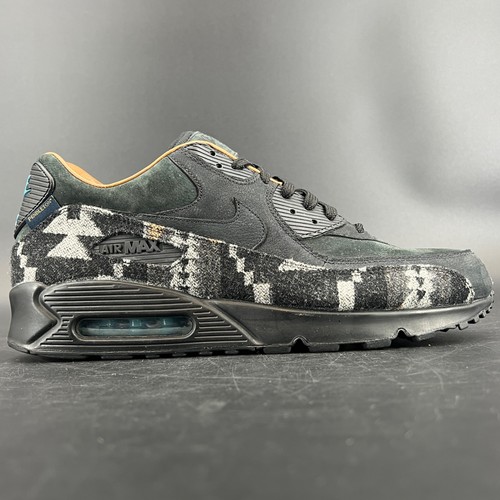 Nike Air Max 90 PND QS Black Pendleton 2016 Size 13 US Black Suede 825512-004 - Picture 13 of 14