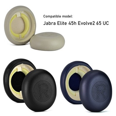 1 Pair Replacement Ear Pads For Jabra Elite 45h Evolve2 65 UC Headphones