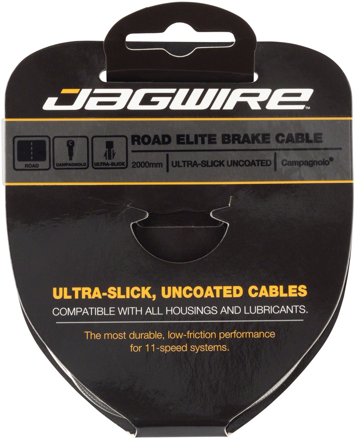 Jagwire Elite Ultra-Slick Stainless Steel Brake Cables for Campagnolo Road Bikes