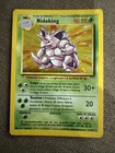 Pokemon Nidoking TCG Vintage Base Set Holo Card 11/102 Italian SWIRL 🌀