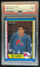 1989-90 O-Pee-Chee Joe Sakic Rookie RC #113 PSA 10