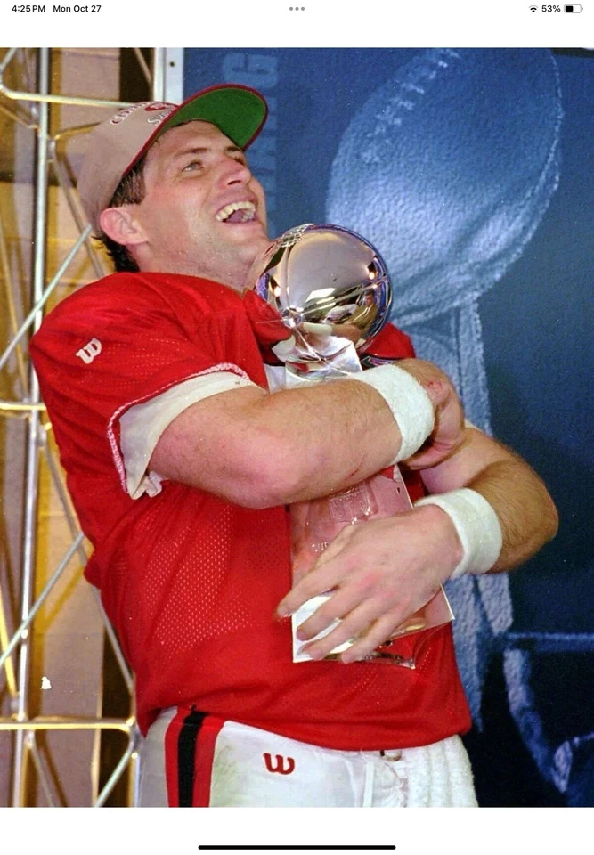 CAMISETA COSIDA MITCHELL & NESS NFL SAN FRANCISCO 49ERS STEVE JOVEN TALLA 56 Foto 2 de 4