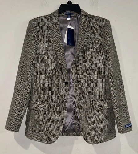 Blazer/Chaqueta Polo Ralph Lauren Espiga Niños Grandes Abrigo Deportivo Marrón Talla 16 Nuevo con Etiquetas - Imagen 4 de 10