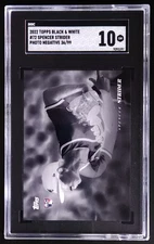 2022 Topps Black & White Spencer Strider /99 #72 Rookie RC SGC 10 Gem Mint