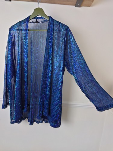 Dreamkeeper Kimono Gasa Brillo Metálico Noche Cubre Ligero L/XL - Imagen 3 de 12