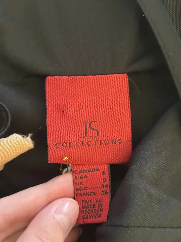 JS Collections Stripes Mesh Corset Off Shoulder Top Size 6 - Image 4 of 4