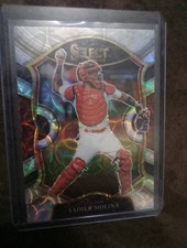 2021 Panini Select - Concourse Yadier Molina #35 Scope Prizm (MG)