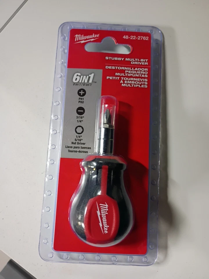 Milwaukee Stubby Multi-bit Driver 6 In 1 - Image 2 of 3