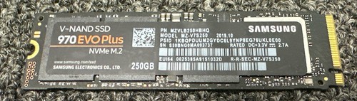 Samsung 970 EVO Plus 250GB SSD (MZ-V7S250) MZ-V7250HBHQ NVMe