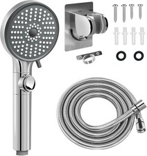 RV Shower Head with Hose, High Pressure 5 Mode Shower Head Replacement, Shower H