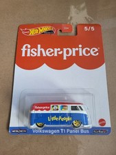 Hot Wheels Premium Volkswagen T1 Panel Bus 5/5 Fisher Price 1:64 Real Riders