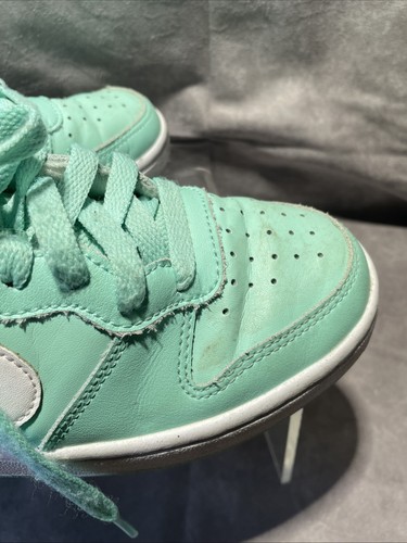 Nike Court Borough Mid 2 Casual Emerald Rise White CD7782 300 Size 3.5Y - Picture 9 of 9