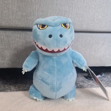 Warner Bros Neca / Kidrobot Phunny Godzilla 8" Blue Soft Plush Toy Teddy Tagged