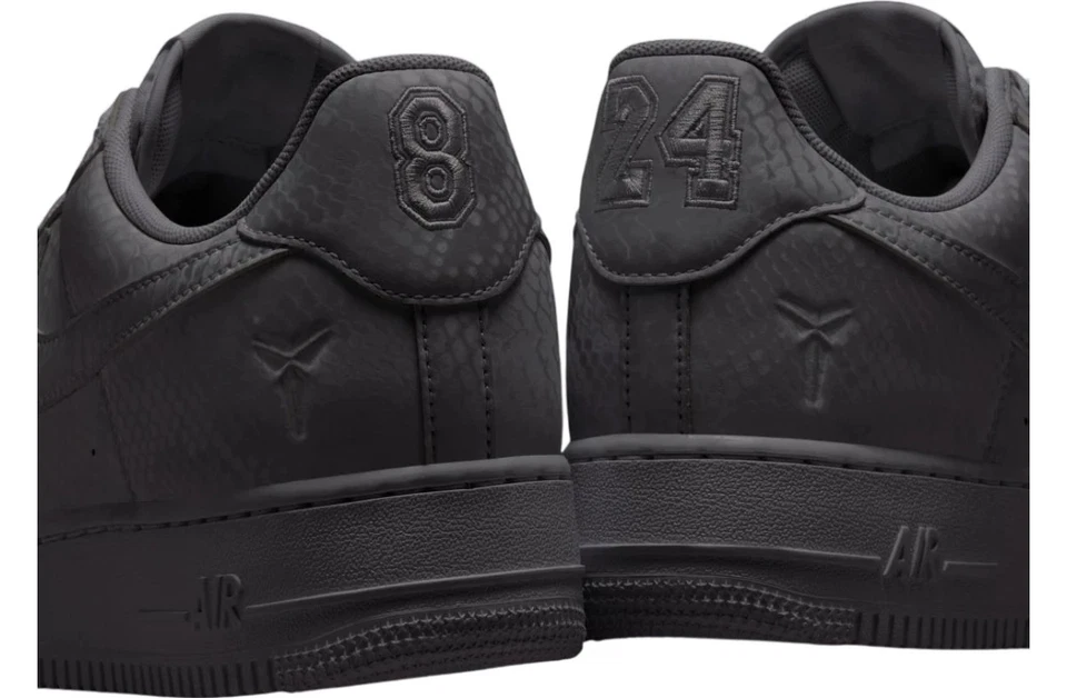 Nike Air Force 1 Low Kobe Triple Negro Mamba Para hombres IB0018-003 Talla 8-13 Foto 3 de 4