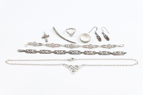 Sterling Silver Celtic Jewellery Carrick Kit Heath Panel Bracelet x 8 (36g)