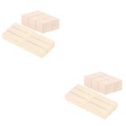 2 Pieces Rechenwürfel Holz Bastelklötzchen Unvollendetes Holzhandwerk Holzblock