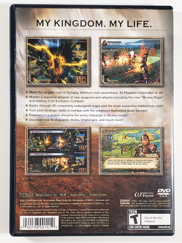 Dynasty Warriors 5 (Sony PlayStation 2, 2005) PS2 CIB Complete with Manual - Picture 2 of 5