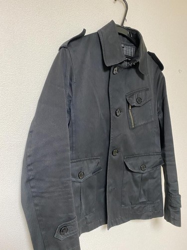 Burberry Black Label Cotton Jacket Black Nova Check Lining Casual Style Size M - Bild 19 von 24