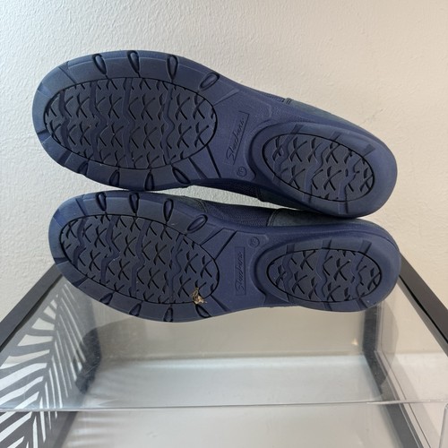Zapatillas deportivas Skechers Relax Fit para mujer Reino Unido talla 5,5 sin cordones de espuma viscoelástica azul caqui - Imagen 13 de 22