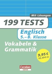 199 Tests: Englisch - Vokabeln und Grammatik: 5.-8.... | Buch | Zustand sehr gut - Bild 1 von 2