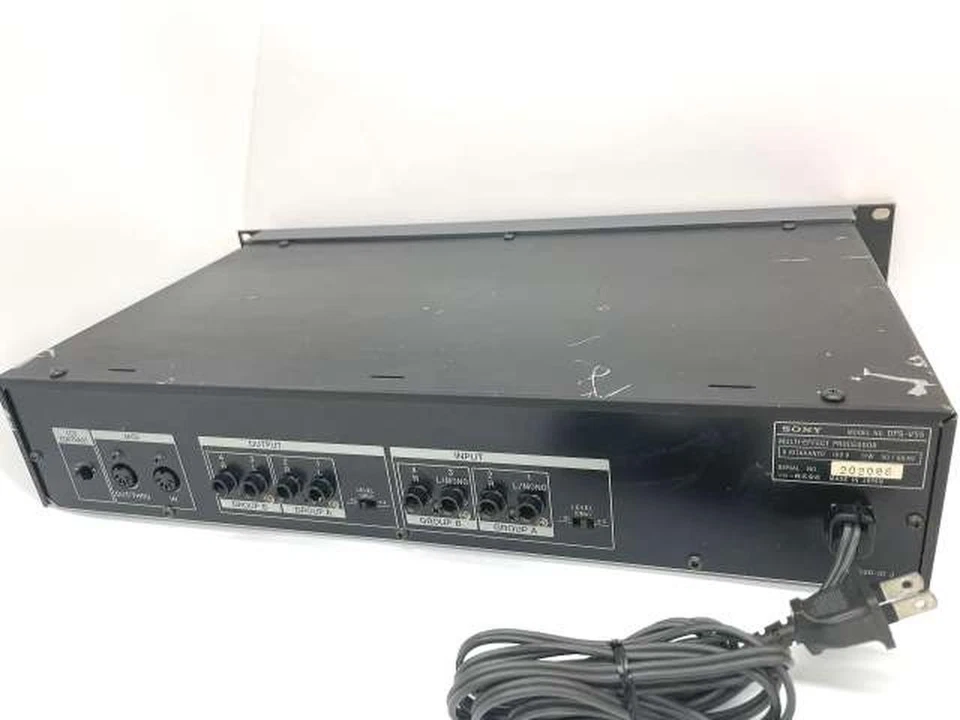 SONY DPS-V55 Rackmount Audio Multi-Effect Signal Processor Used AC100V - Image 4 of 4