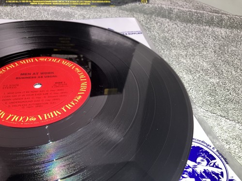 Men At Work 2 LP Lot Business As Usual Cargo Columbia BL 37978 QC 38660 - Bild 13 von 24