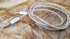 AUVIO 3.5mm Braided 3 ft Audio AUX Audio Cable Gold Plate Male-Male Stereo Jack