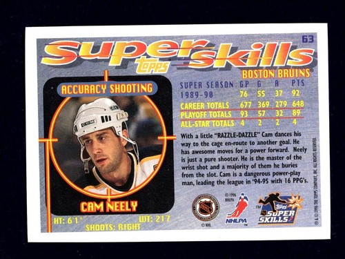 1995-96 Topps Super Skills Hockey Cards Both Base and Platinum You Pick - Picture 131 of 201