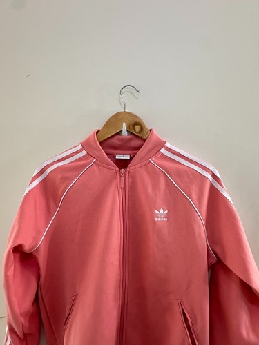 Adidas Women's Superstar Trefoil Track Full Zip Pink Jacket Size M NWT - Picture 2 of 16