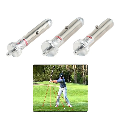 Golf Swing Corrector W/ LR44 Button Battery Trainer Laser Pointer Spot Direction - Picture 4 of 18