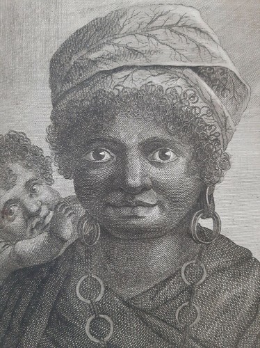 Donna dell'isola di Tanna Melanesia Vanuatu Pacifico James Cook .XVIII secolo - Picture 2 of 3