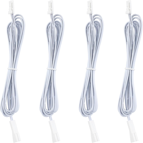 Extension Cables for under Cabinet LED Puck Lights Kit with White Cords Only, 5F - Picture 11 of 12