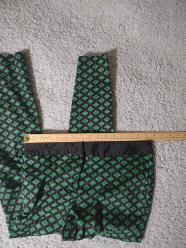 Cynthia Rowley Size 8 Green & Black Geometric Dress Pants Vintage - Picture 10 of 17