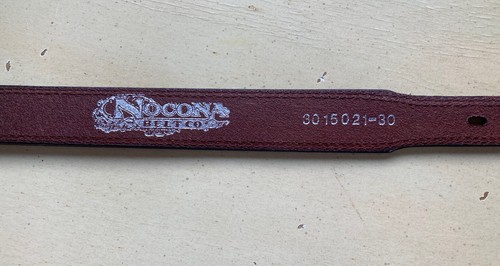 Nocona Belt Co Damen Western braun Ledergürtel mit silberner Schnalle Gr. 30 Neu mit Etikett - Bild 10 von 11