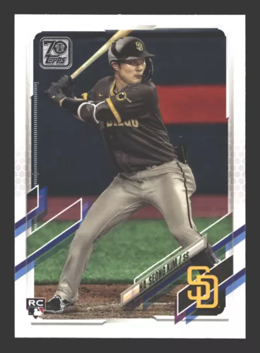 2021 Topps #398 Ha-Seong Kim RC LOT OF (8) ROOKIE CARDS - San Diego Padres
